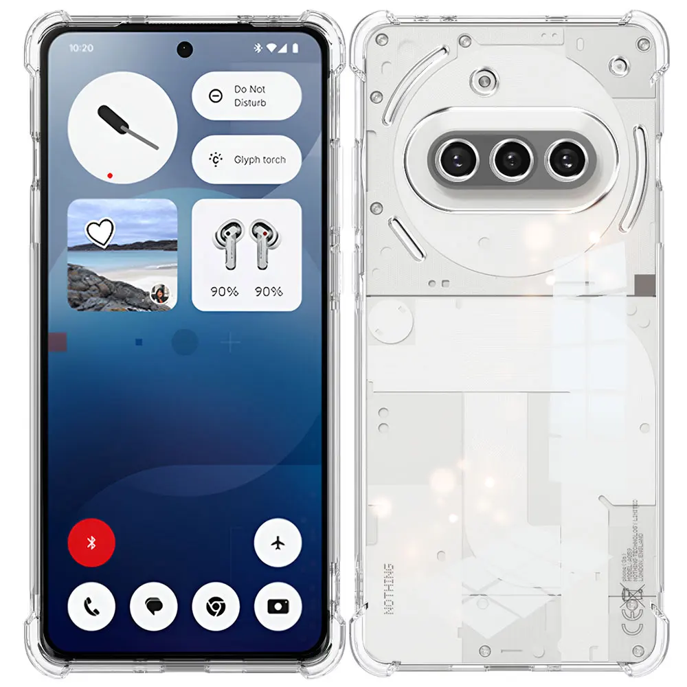 Airbag Shockproof Clear TPU Phone Case - Soft Silicone Back Cover