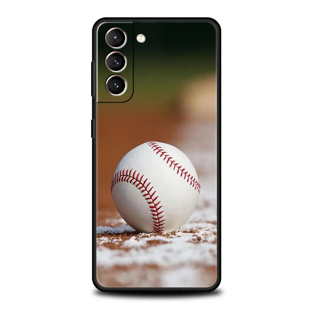 Silicone Baseball Design Phone Case - Soft and Durable Cover