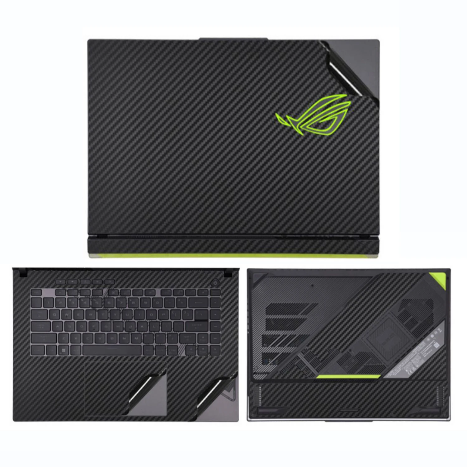 Vinil Laptop Shell Skin para Asus Rog Strix G16 G18 2023 G614j G814j Adesivos Pré-cortados Strix Scar 16 18 G634j G834j - Imagem 2