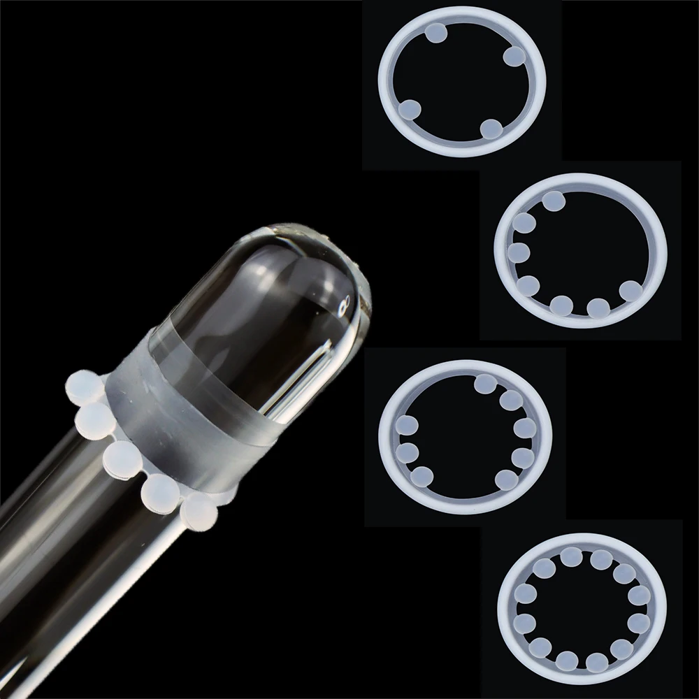 12 Bead Ring Delay Ejaculation Scrotum Lock Ring G-point Clitoral Stimulate Ring Sex Toys Adults Product for_voghion.com