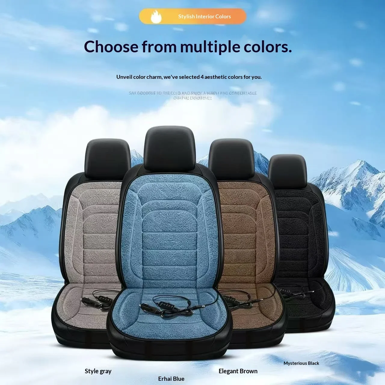 Graphene Heated Seat Cushion with Multi-gear Adjustment