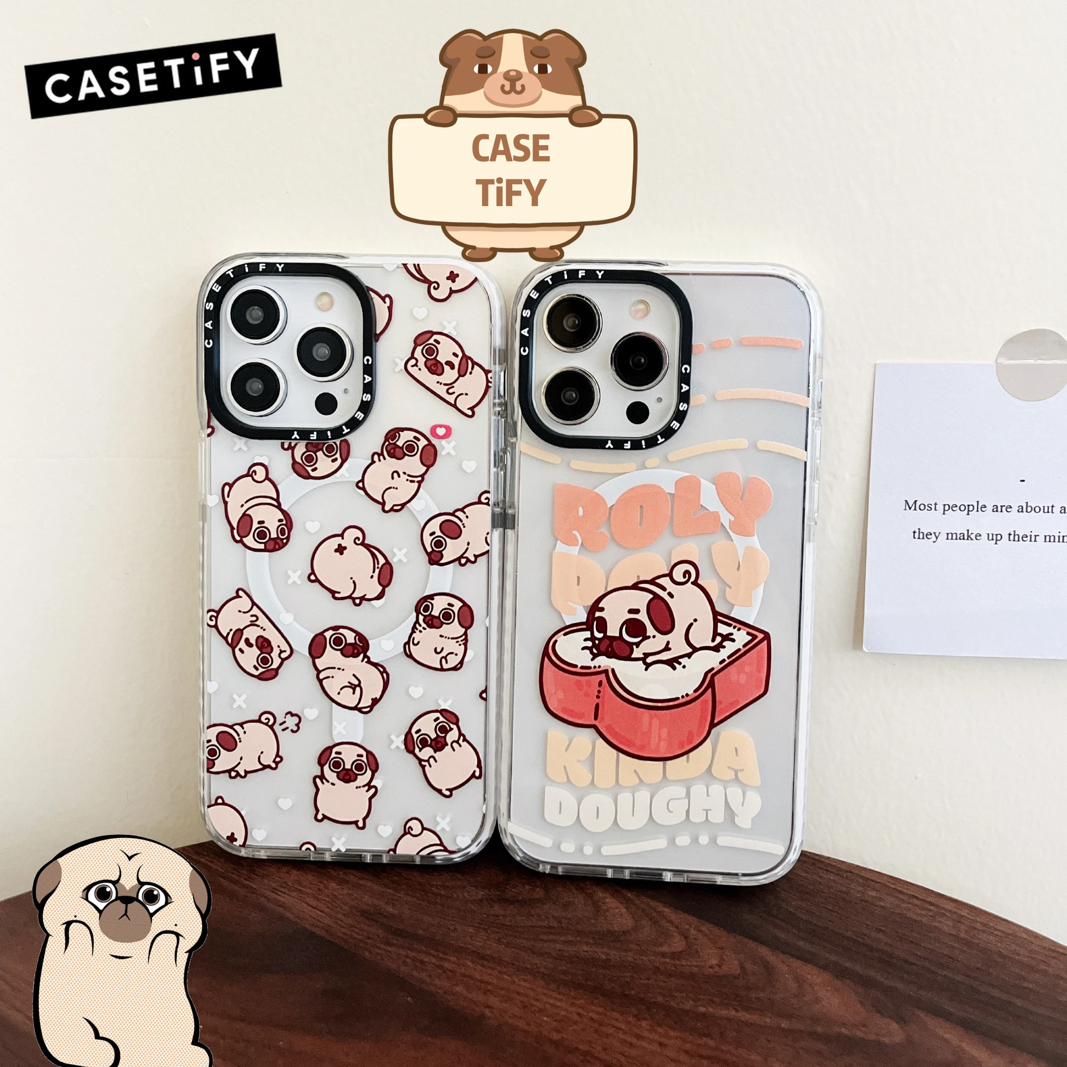 CASETIFY Dog Magsafe Wireless Charging Cases for IPhone 11 12