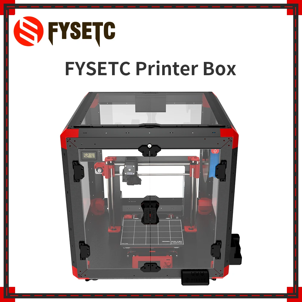 Prusa Enclosure Metal Printer Box Riduzione Del Rumore Con Luce A Led E Purificatore D'Aria Per Prusa Mk3 Mk4 Ender 2 3 Pro Anycubi Mega