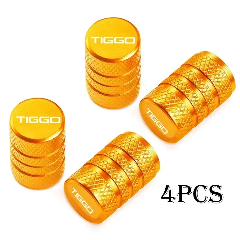 Premium Car Wheel Tire Valve Caps - Set of 4 Waterproof Airdust Covers