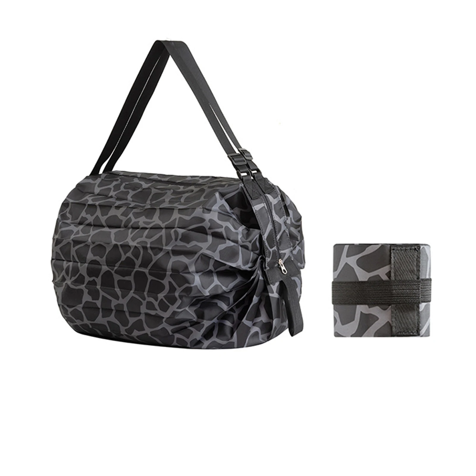

Reusable Grocery Bags For Women Waterproof Foldable Shopping Bags Heavy Duty Travel Beach Gym Shoulder Bag Washable