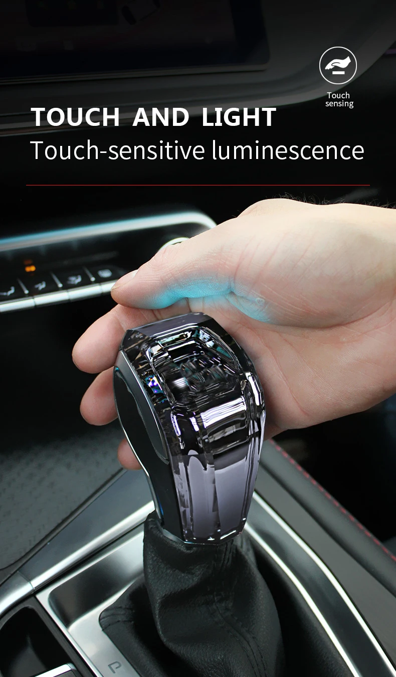 Crystal shift knob suitable for Ford Mondeo Ruijie Winged Tiger Fox Carnival mod