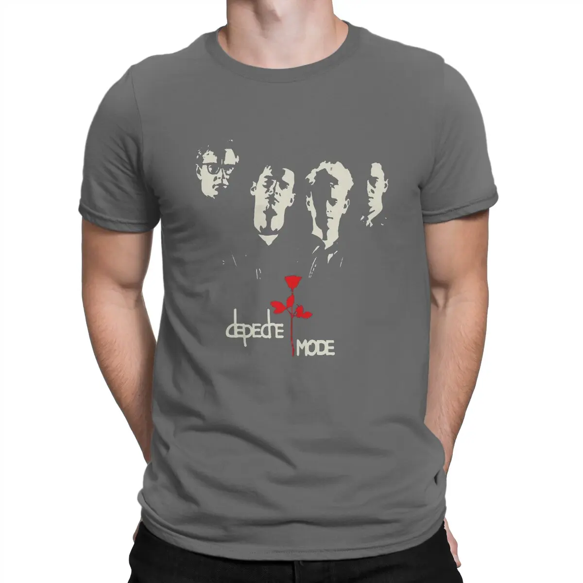 Camiseta de hombre Dmode, camiseta novedosa de algodón, camiseta de manga corta Depeche Cool Mode, camiseta de cuello redondo, talla 6XL