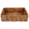 Storage Basket Wicker Woven for Bathroom Back of Toilet Organizer Water Hyacinth 1