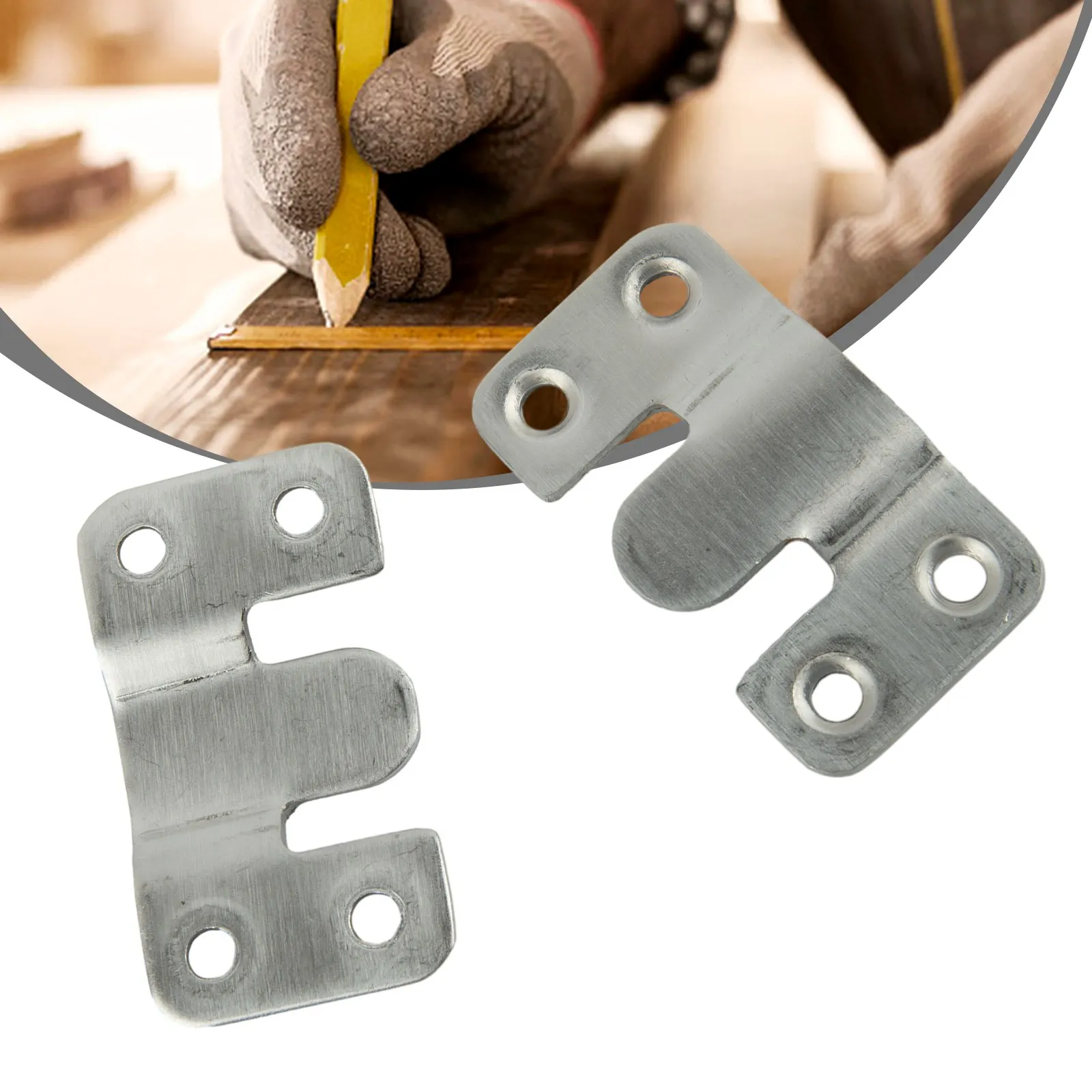 

10PCS Photo Frame Hook Stainless Steel Picture Hangers Wall Hanging Picture Frame Hanger Display Hook Accessories