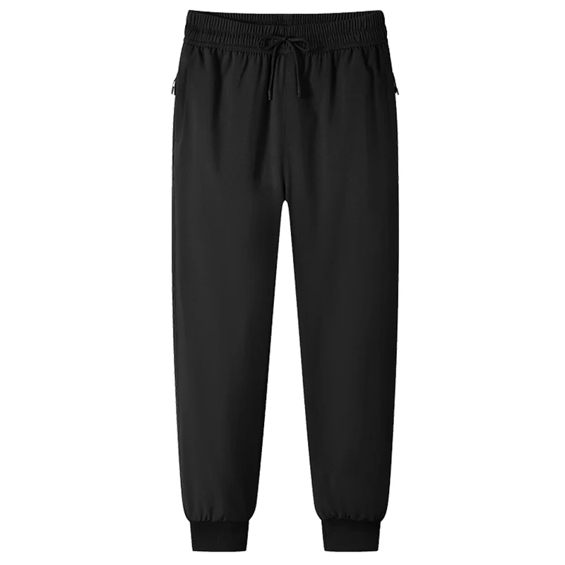 Men's Winter Warm Sports Pants Waterproof Outdoor Casual Loose Drawstring