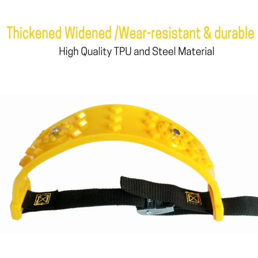 For Car/SUV/Truck Portable Easy To Mount Emergency Traction Car Car Snow Tire Chains Mud Tyre Wheels Thick Anti-Skid Belt