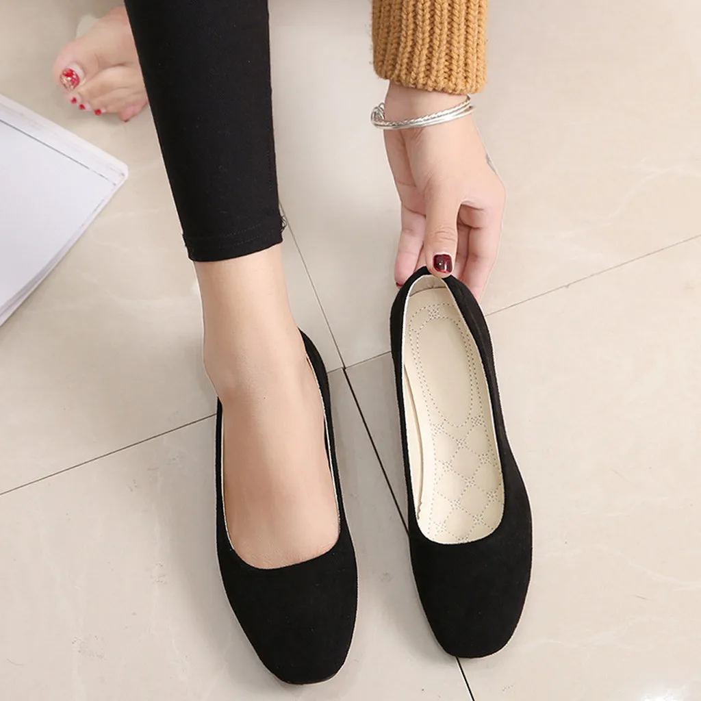 Women loafers women orthopedic shoes flat concise style party travel outdoor walking breathable casual round toe