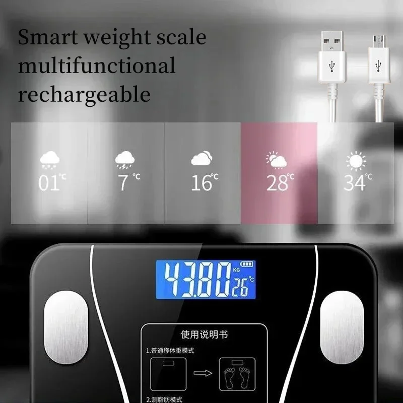Smart Weighing Scale Special Electronic Scale For Body Management And Fat Loss Smart Mode Bluetooth Body Fat Scale Home Weight