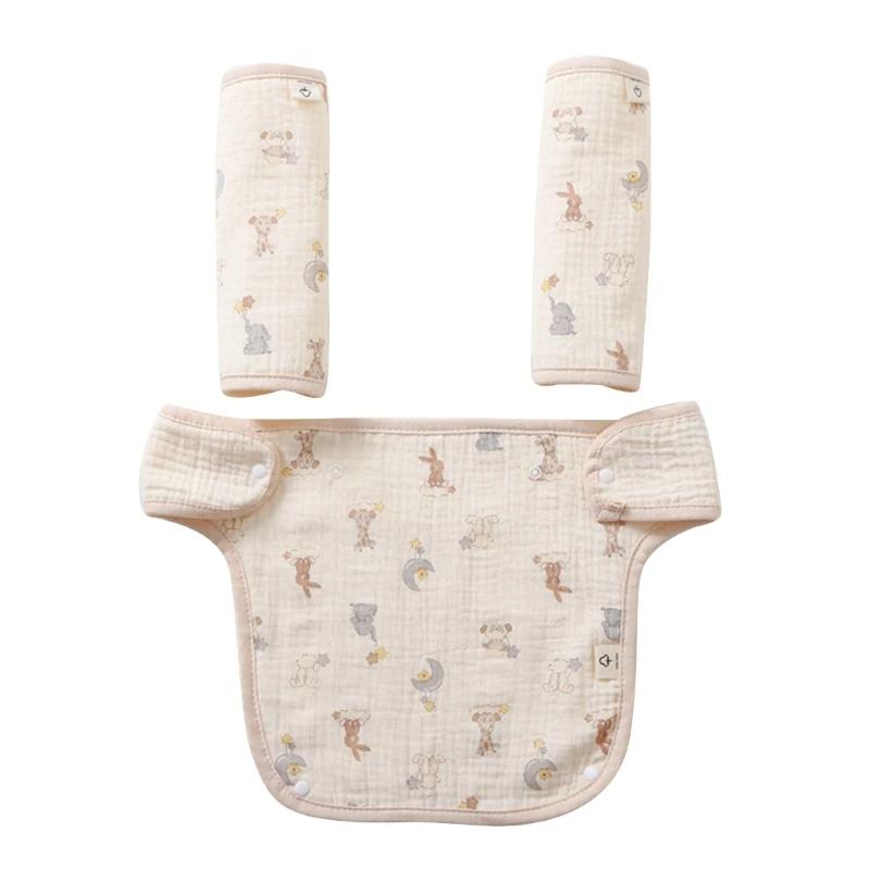 

3-Piece Baby Bibs Cotton Newborn Sucking Pads for Baby Teething Pads Dropship