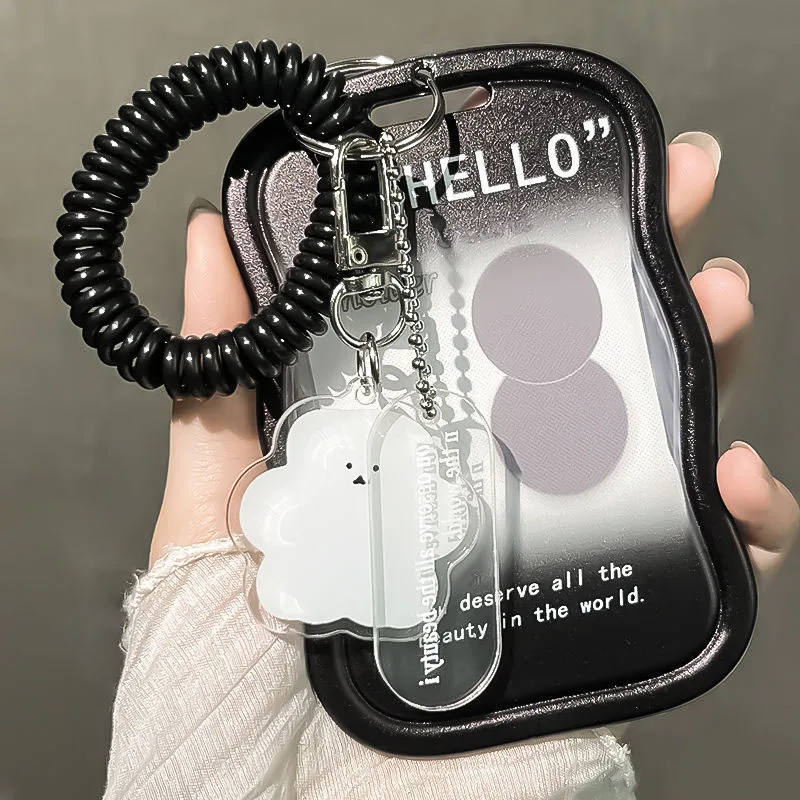 1 Set Student Slide Cover Card Set Meal Card Bus Card ID Protection Set Access Card Campus Card 2