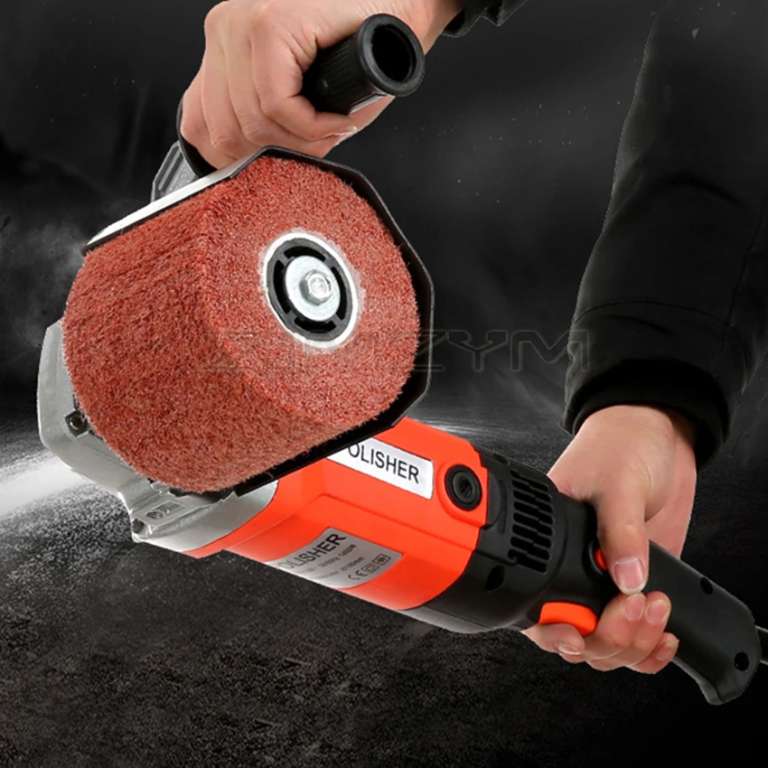 1400W Electric Metal Wire Drawing Machine Portable Polishing Machine for Wooden Stainless Steel Polishing with Grinding 4