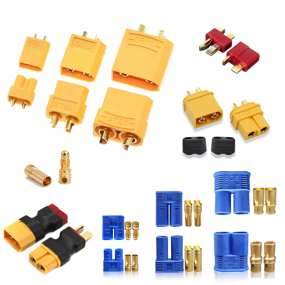 XT30 XT60 XT60H XT90 EC2 EC3 EC5 EC8 T Plug 3.5mm Banana