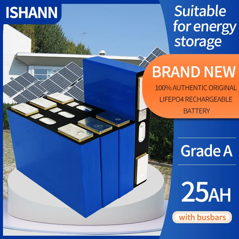4-32PCS 3.2V Lifepo4 25Ah Batteri 12V GRADE A Rechargeable Batteries Battery RV Electric Car Pack EU US TAX FREE |
