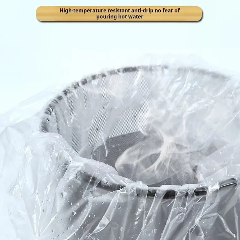 Trash Bags Large Capacity Disposable Thickened Storage Clear Recycling Bin Liners Plastic