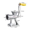 Manual Meat Grinder Stainless Steel Sausage Filling Machine Vegetable And Garlic Shredder Suitable For Household And Restaurant 3