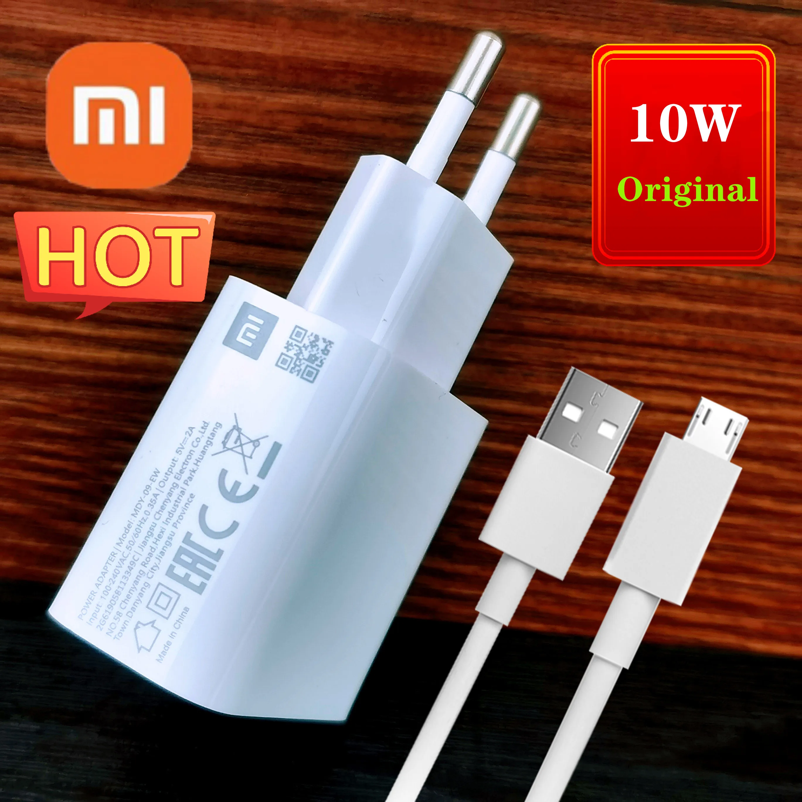 Original 10w Xiaomi Redmi 9a 10a Charger Eu Usb Wall Charger Phone