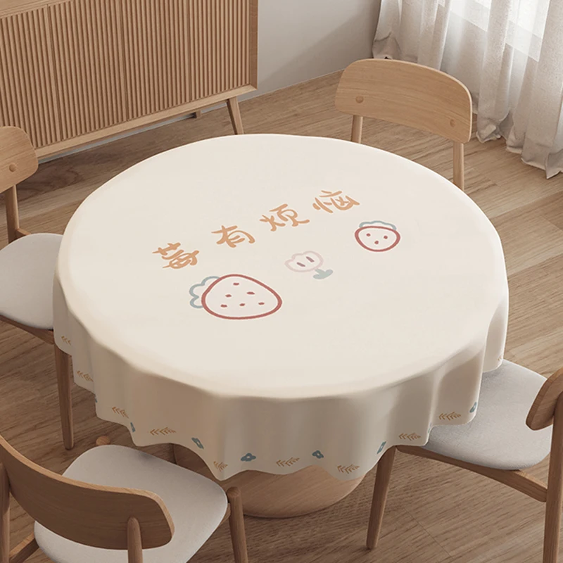 

QW4610 PVC tablecloth modern simple household fresh waterproof oil Nordic ins tablecloth tea table hotel table cloth