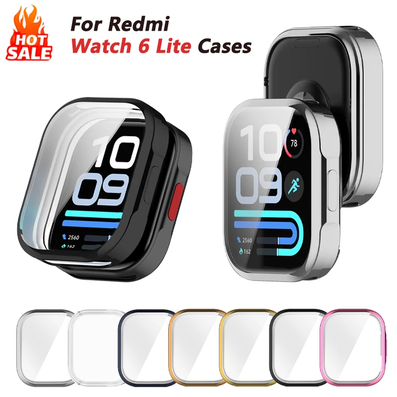 Shockproof Protective Smartwatch Case with TPU Screen Protector Cover -