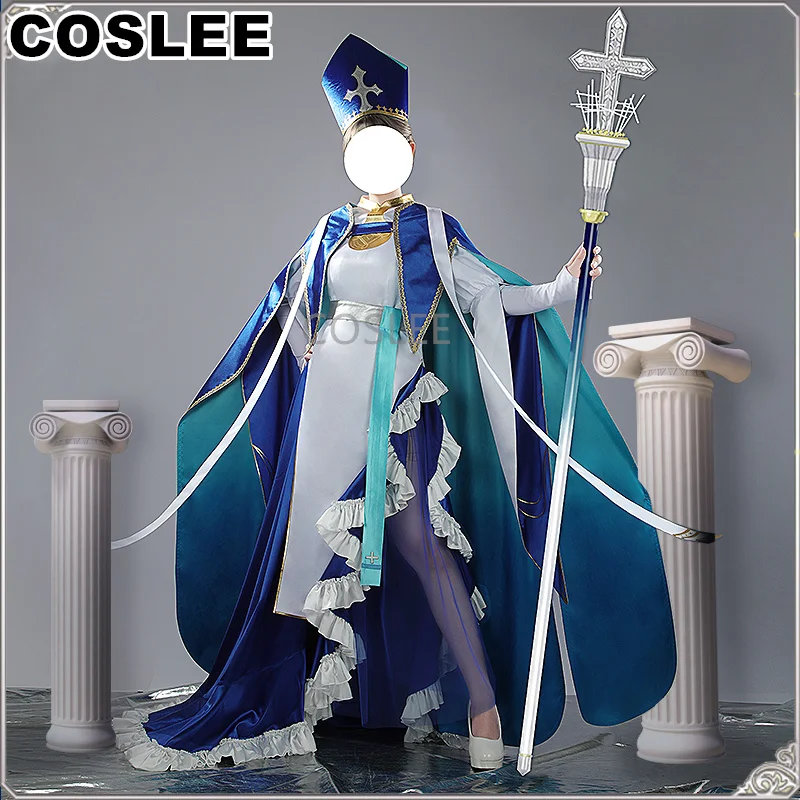 

COSLEE FGO Joan Cosplay Costume Fate/Grand Order Game Suit Uniform Role Play Halloween Carnival Party Outfit Customized New