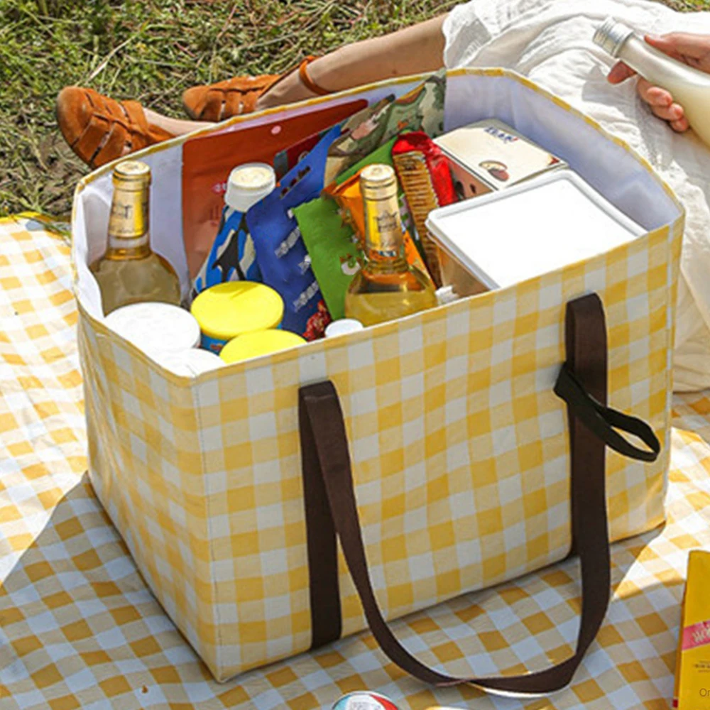2PCS Lunch Bag Double-layer Protection Camping Basket Camping