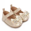 VALEN SINA New 0-18M Newborn Baby Girl Cute PU Leather Multi color Rubber Soft Sole Princess Shoes Bow Step 1 Walking Shoes for 3