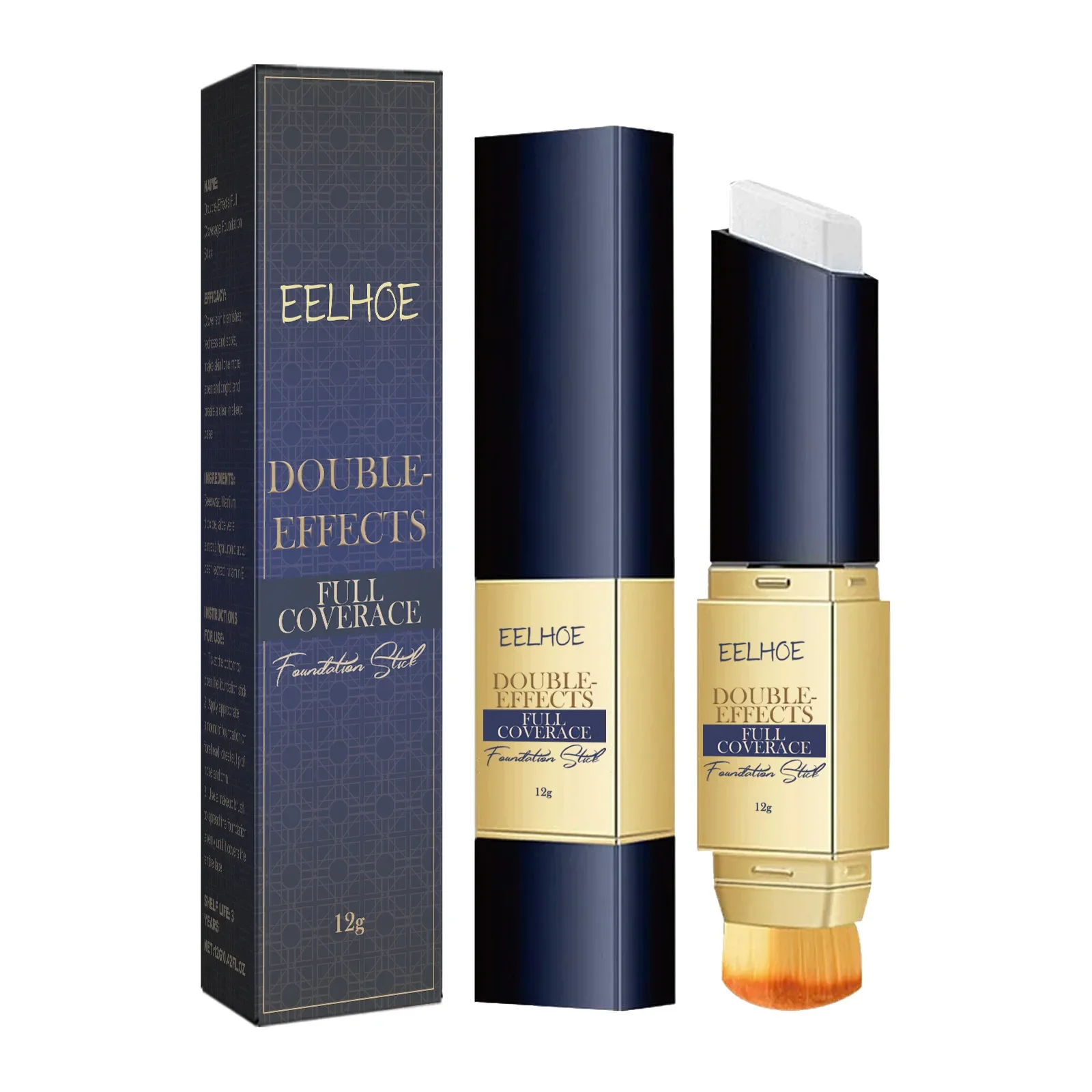 

Консилер для основы под макияж Sdatter EELHOE 2-в-1, чехол-палочка, темные круги, пятна, цвет консилер для акне, водостойкий, стойкий, полное покрытие