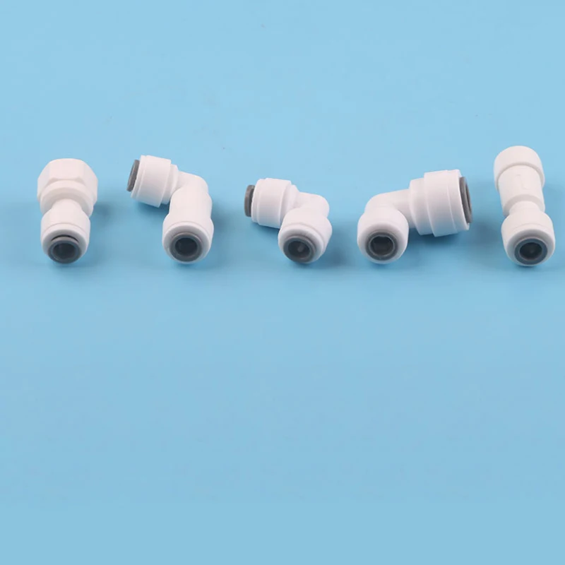 1/4 '' 3/8 '' White Inside Claw Clasp Retaining Ring for RO Water Filter Reverse Osmosis System PE Pipe Quick Connector 10Pcs