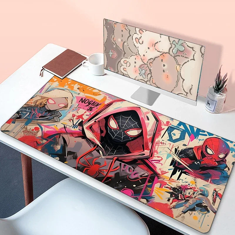 

Spider-Mans Mause Pad Gaming Mousepad Gamer 900x400 Desk Mat Non-slip Rubber Speed Mouse Pads Big Mousepepad Deskpad Accessories