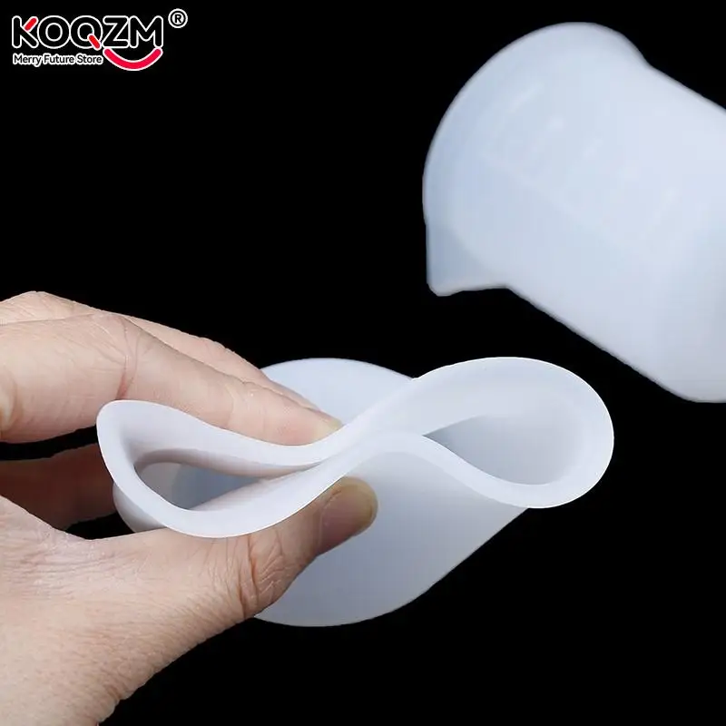 2Pcs Silicone 100ml Measuring Cup For Jewelry Crystal Scale Resin Glue Molds Handmade DIY Craft Mixing