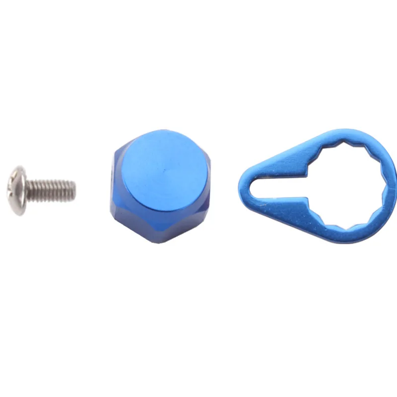 Left/Right Handle M8 Nut Cover for Baitcasting Reel Fishing Reel Screw Nut Cover and Plate Locking Plate Screw fishing reel part fishing reels