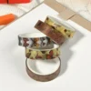 5 Rolls Spring Floral Washi Tapes Colorful Flowers Watercolor Plants Masking Tape Scrapbooking Adhesive DIY Journals Craft 5