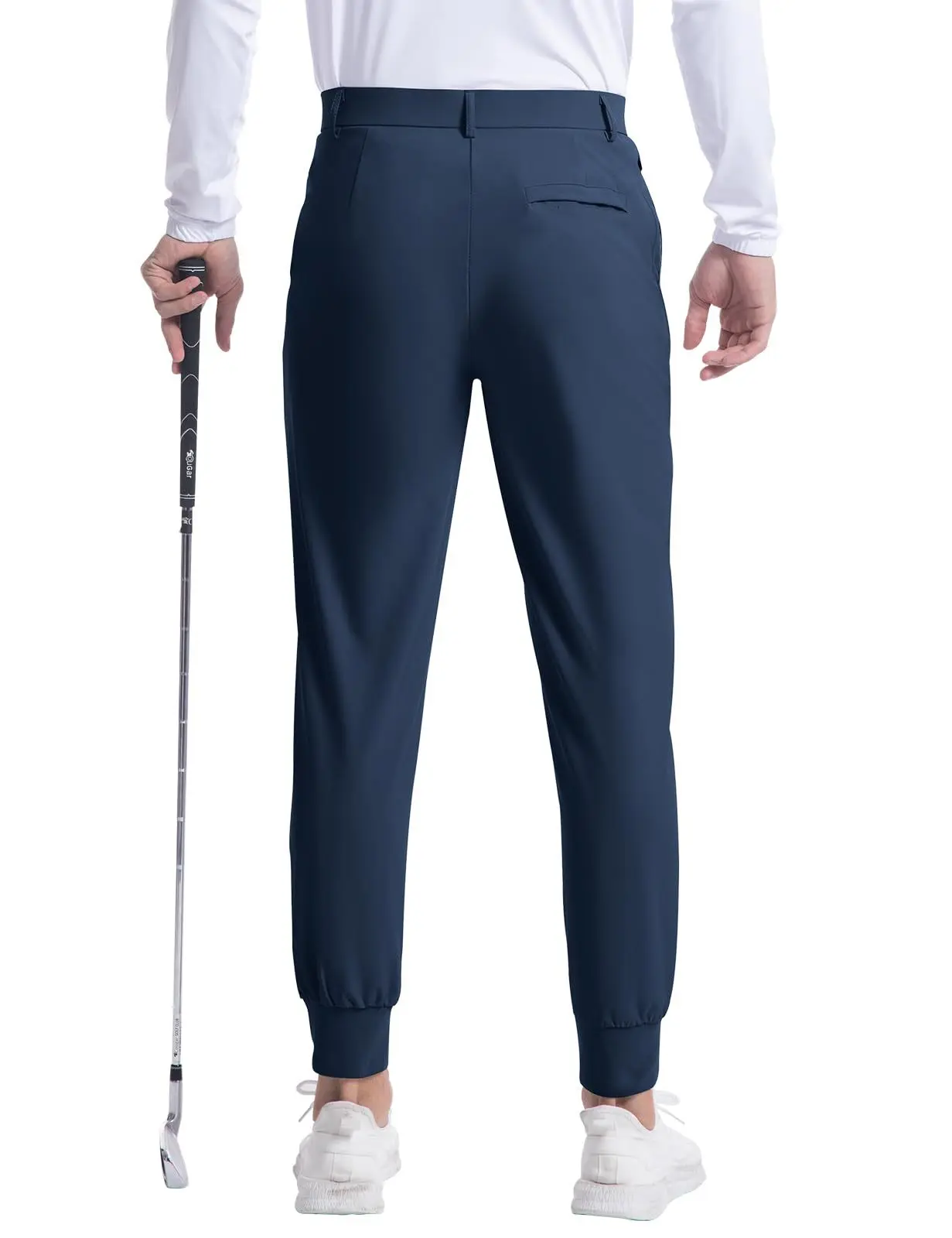Mens Dress Pants Golf Stretch Pants Slim Fit Quick Dry Golf Joggers Pants Work Casual Long Pants with 3 Pockets Trousers Bottoms 5