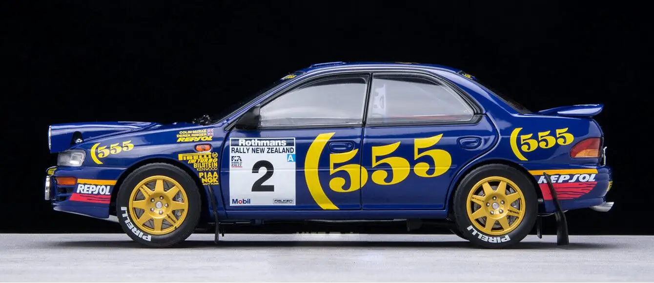 1/18 For 1955 Subaru Impreza 555 WRC 1994 New Zealand Colin Mcrae