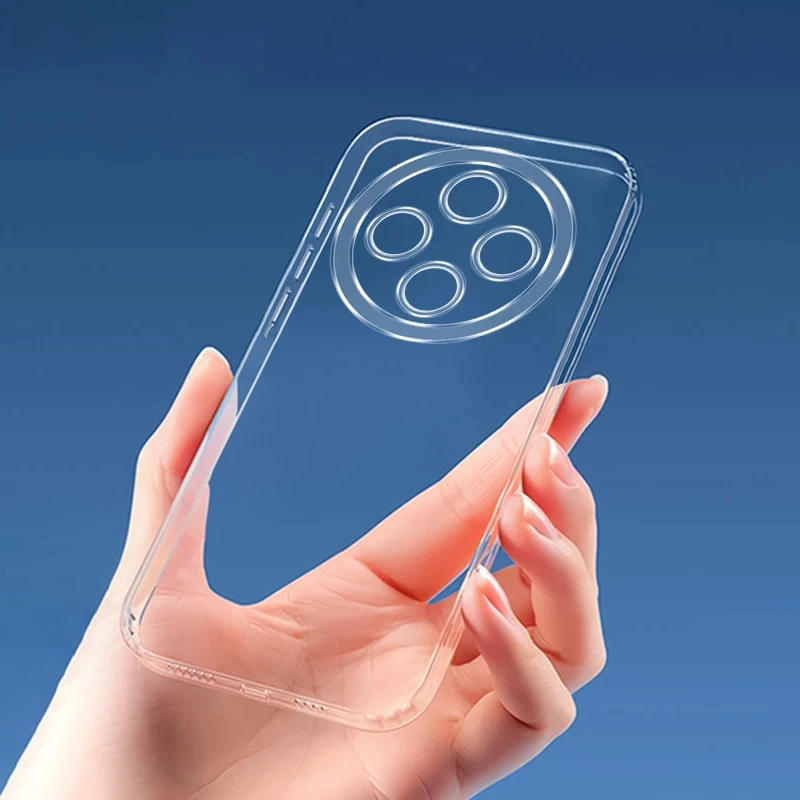 Soft Transparent Silicone Shockproof Cellphone Case - Clear TPU Cover