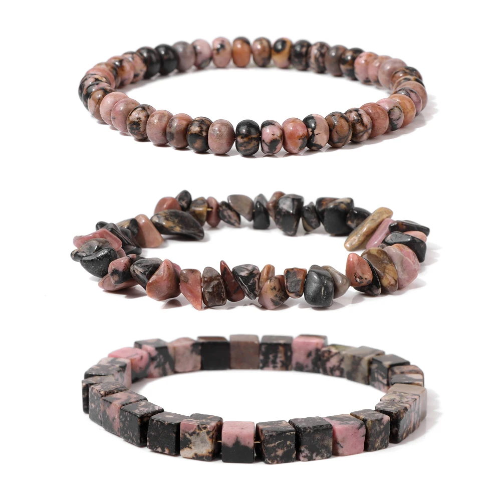 Set 4 Bracciali Multistrato In Cristallo: Perline Sfaccettate Colorate, Elasticizzati, Stile Boho, Regalo Per Donna E Ragazza - 3