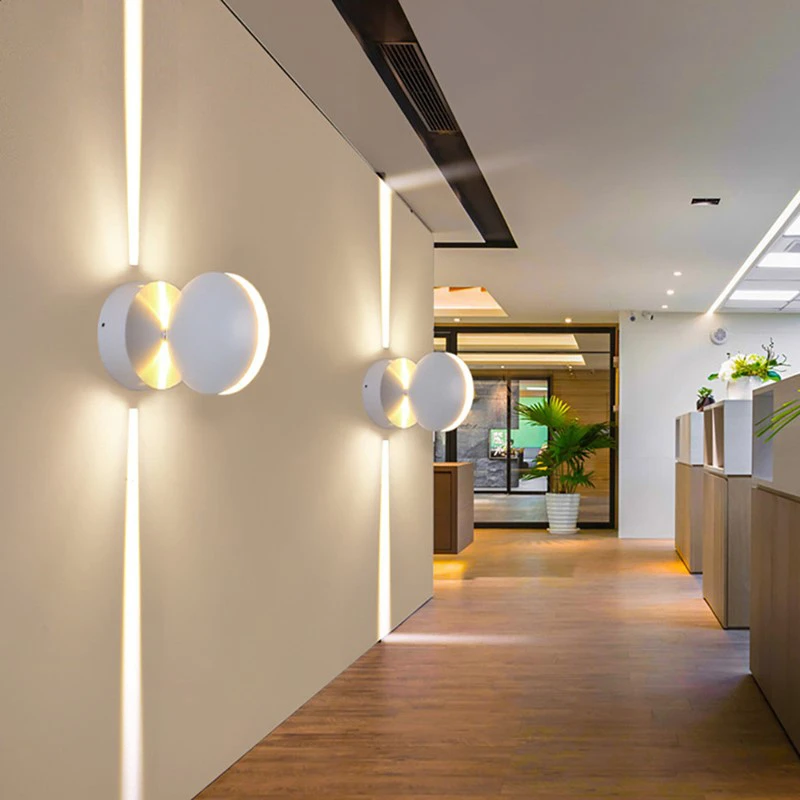IP67 Waterproof LED Wall Light Outdoor AC85-265V Modern LED Wall Light Indoor Aisle Bedroom Lighting Shop Corridor Wall Light