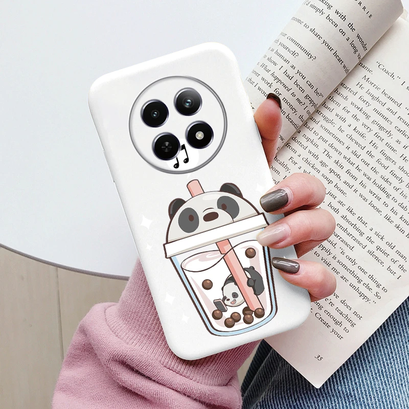 Cute Heart Flower Soft Silicone Matte Protective Back Cover s - Cartoon Design
