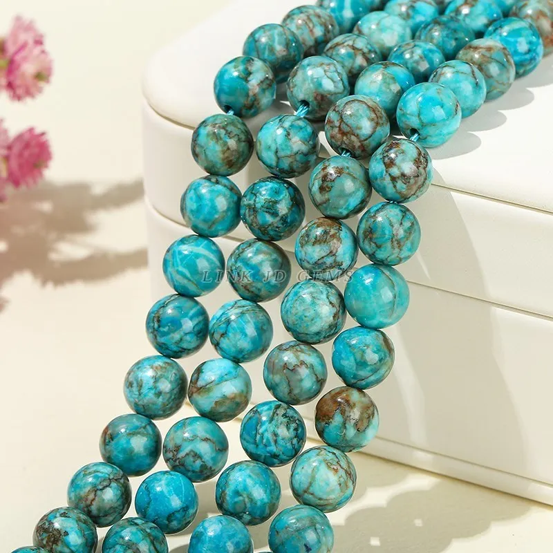 Blue Turquoise Spacer Beads 2