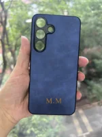 Custom Personalised Initial Name Case For Samsung galaxy S25 S24 S23 S22 S21 Plus S22 Ultra S20 S21 FE 5G S10 Leather Cover 5
