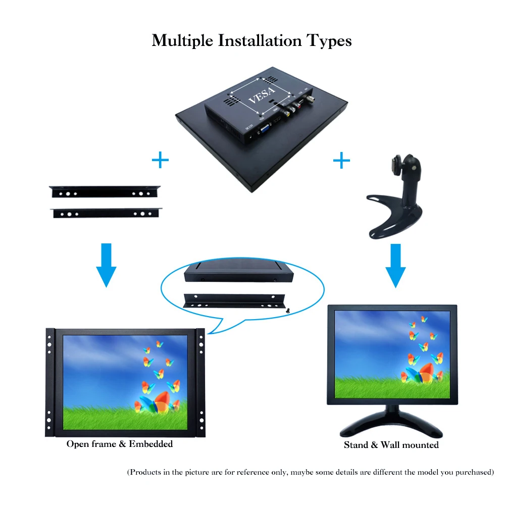  ġ ũ PC , ݼ      HDMI USB VGA ZK080TC-263D, 8 ġ, 1280x720