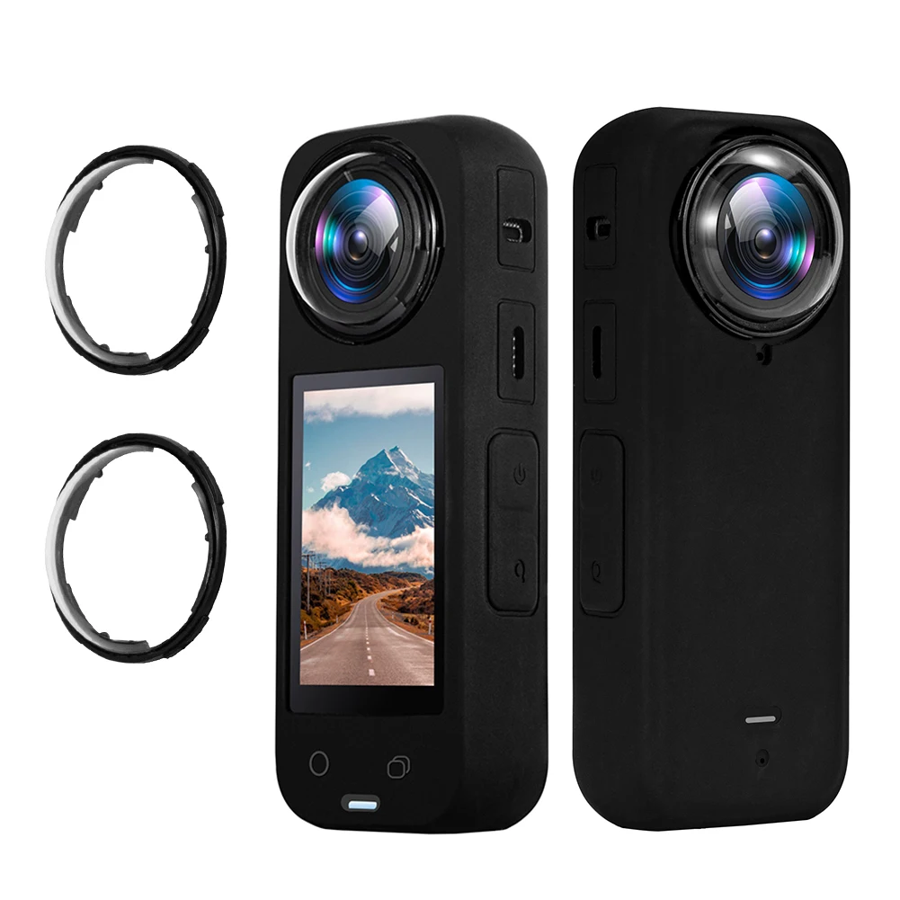 울트라 HD 보호 가드, 방수 PC 보호 렌즈 가드, 회전 렌즈 보호 커버, Insta360 X4 액세서리, 2 개