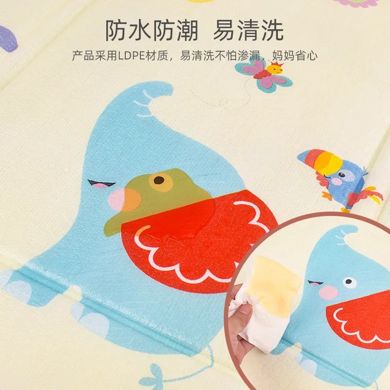 Baby Play Mat Play Mat Puzzle Play Mat Activity Play Mat 180x100cm Foldable Baby Play Mat Puzzle Mat Educational Children Carpet in the Nursery Climbing Pad Kids Rug Activitys Game Toys