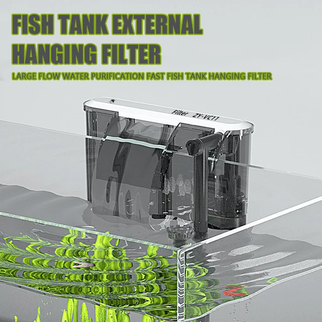 Wall-mounted Filter Three-in-one External Fish Tank Circulation Pump Small and Medium Aquarium Waterfall Oxygenation 110V 220V 3