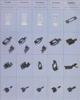 BROTHER Double Needle Sewing Machine Gauge Set Needle Plate Feed Dog Presser Foot Needle Clamp Template Gauge Set 5