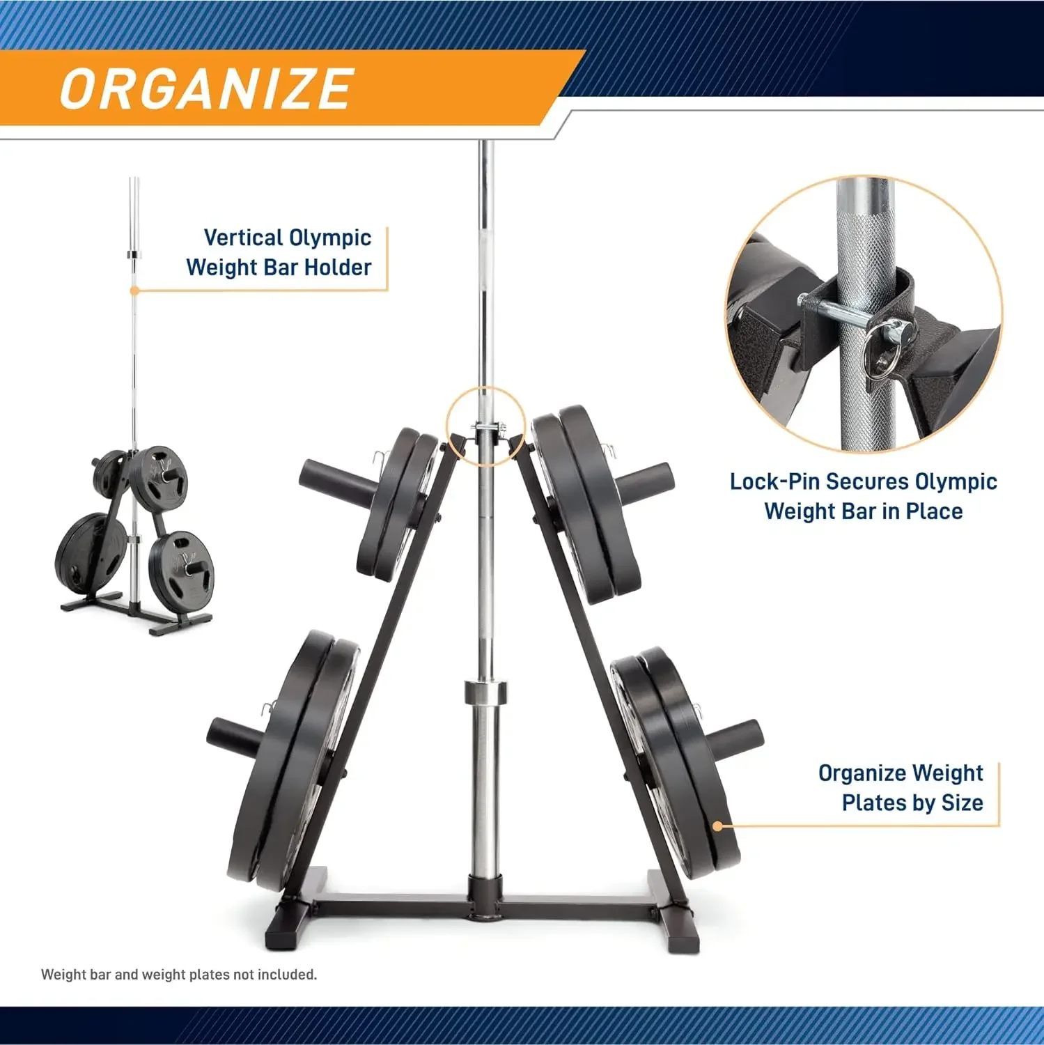 Components of a calibrated plate weight tree sold by 100 Spartans